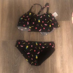 2 piece girl bathing suit